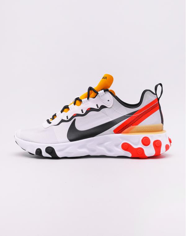 Nike React Element 55 WHITE/BLACK-BRIGHT CRIMSON 42