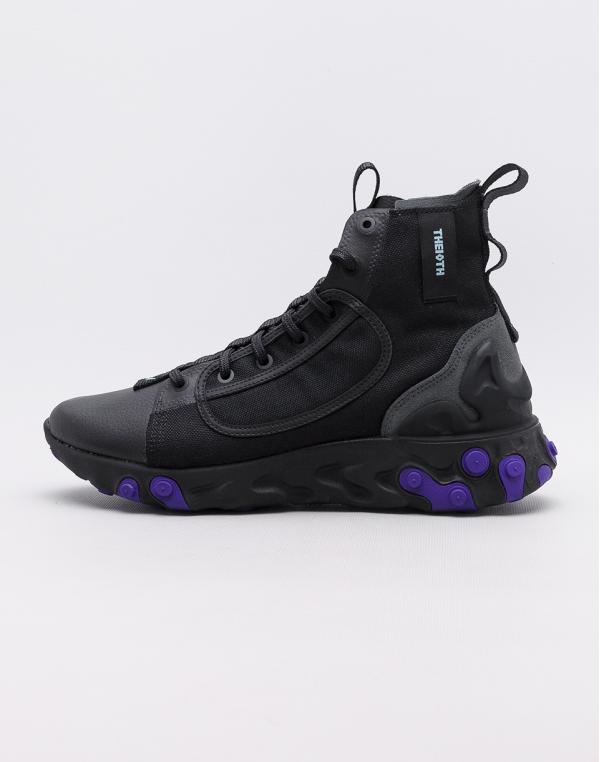 Nike React Ianga Black/ Light Aqua - Anthracite - Court Purple 42