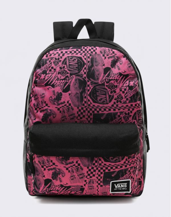 Vans Realm Classic Backpack AZALEA PINK/VANS ZINE