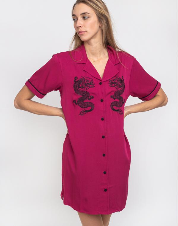 Lazy Oaf Red Dragon Dress Red M