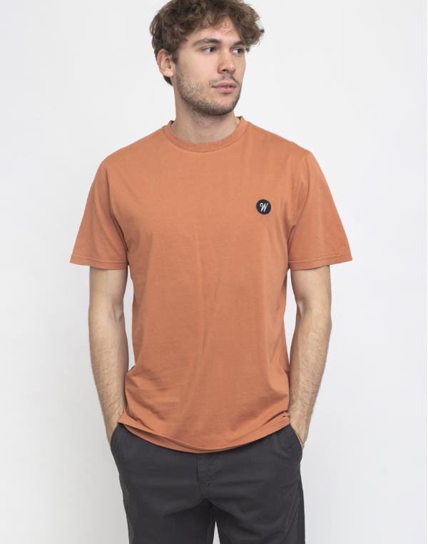 Wax London Reid Badge Logo T-Shirt Painters Ochre XL