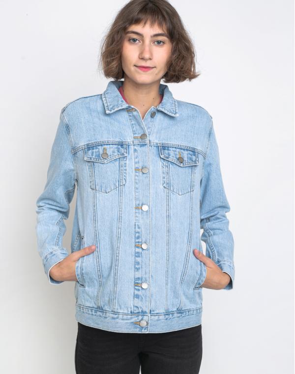Dr. Denim River Trucker Jacket Light Blue Used S