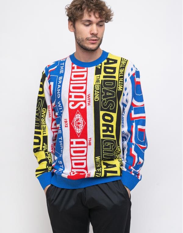 adidas Originals Scarf Knit Crew Multicolor S