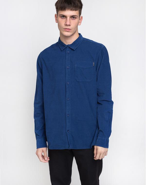 Dedicated Shirt Varberg Corduroy Blue XL