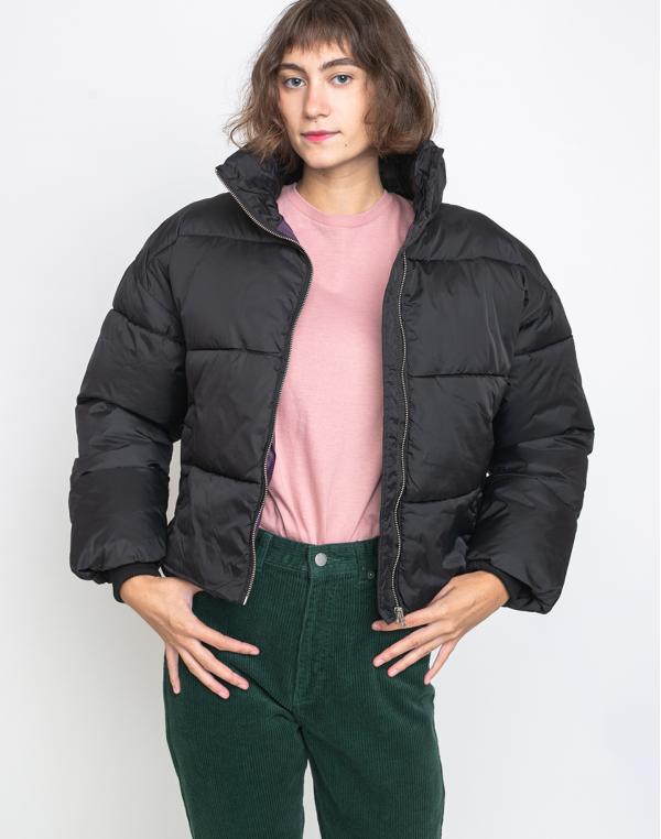 Dr. Denim Skylar Puffer Jacket Black L