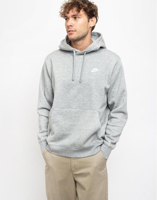Nike Sportswear Club Fleece Dk Grey Heather/Matte Silver/White S