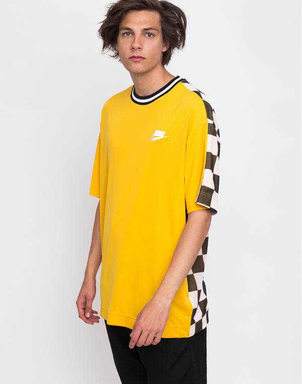 Nike Sportswear NSW Top Yellow Ochre/Black/White S