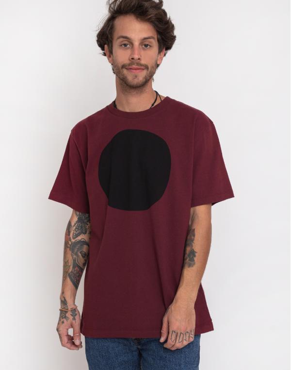 Loreak Ss Big Dot Burgundy S