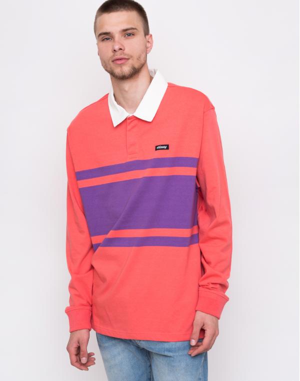 Stüssy Stanley LS Rugby Red M