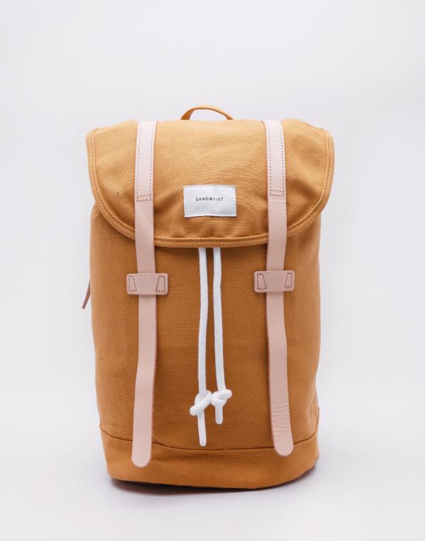 Sandqvist Stig Honey Yellow with Natural Leather