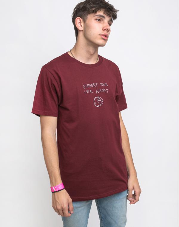 Dedicated Stockholm Local Planet Burgundy XL