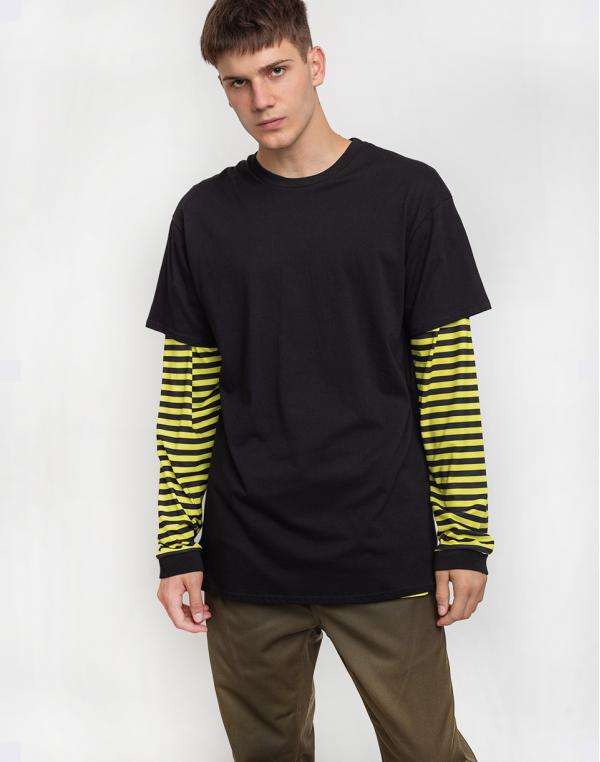 The Ragged Priest Stripe Jersey Yellow/Black L