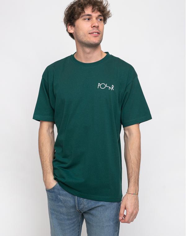 Polar Skate Co. Stroke Logo Tee Dark Green M