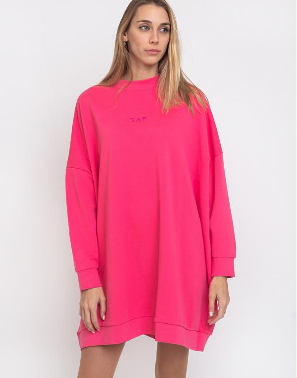 Lazy Oaf Supersized Oaf Sweater Dress Pink