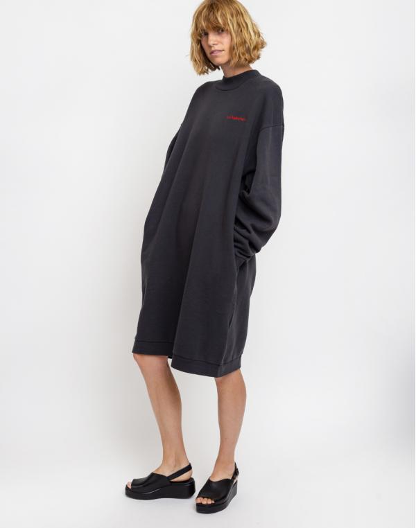 Han Kjøbenhavn Sweat Dress Faded Black L