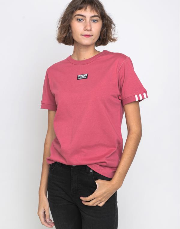 adidas Originals T Shirt Trace Maroon 38