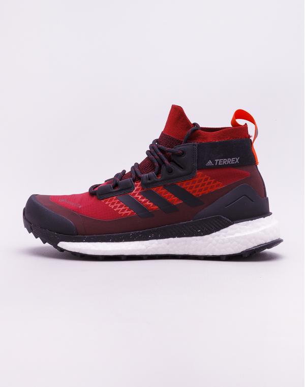 adidas Performance Terrex Free Hiker GTX COLLEGIATE BURGUNDY / CORE BLACK / ACTIVE ORANGE 42