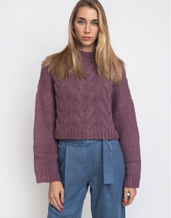 Native Youth The Belle Wool Knit Dusty Purple XS