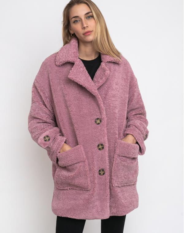 Native Youth The Emilia Teddy Jacket Dusty Purple S