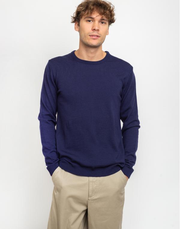 By Garment Makers The Merino Knit 3090 Navy XL