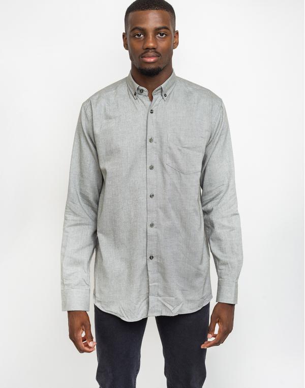 By Garment Makers The Organic Flannel Shirt 2643 Forrest Green XL