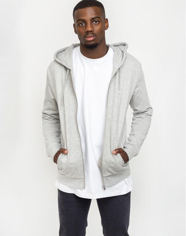 By Garment Makers The Organic Hoodie 5020 Grey Melange XL