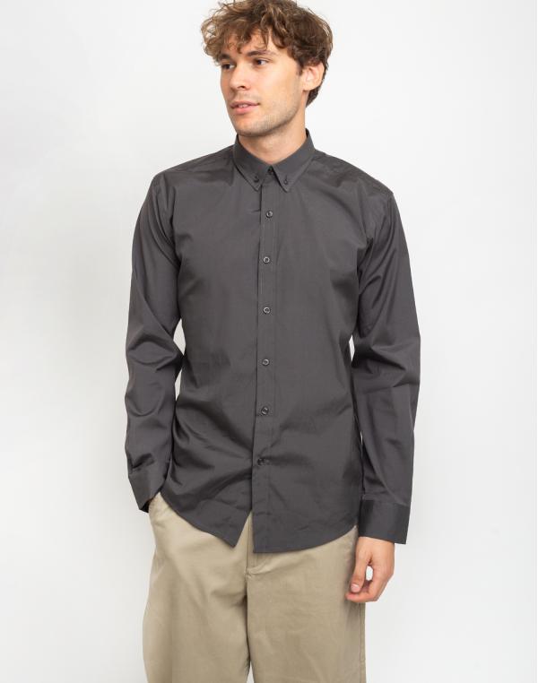 By Garment Makers The Organic Shirt 2321 Dark Grey L