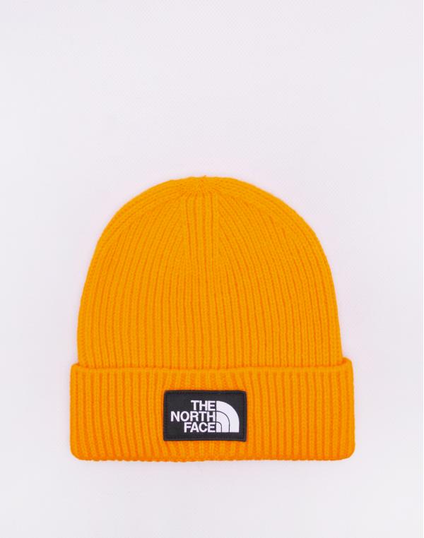 The North Face TNF Logo Box Cuff Beanie TNF YELLOW