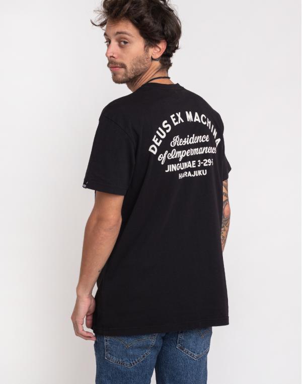 Deus Ex Machina Tokyo Address Tee Black S