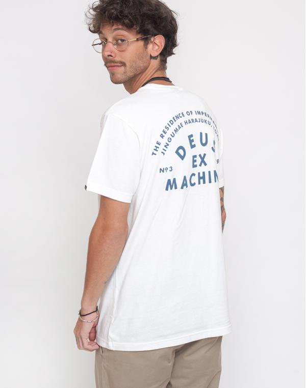 Deus Ex Machina Tokyo Pocket Tee Vintage White S