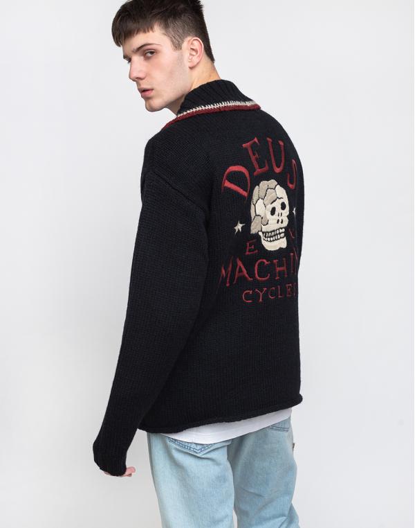 Deus Ex Machina Trappa Knit Cardigan Black L