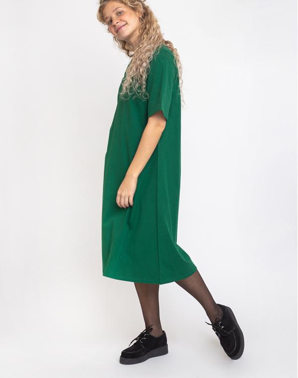 Kowtow Triangle T-Shirt Dress Evergreen XS