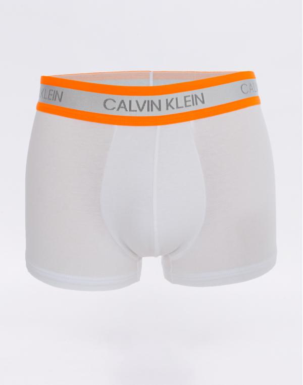 Calvin Klein Trunk 100 White W/ Blaze Orange WB L