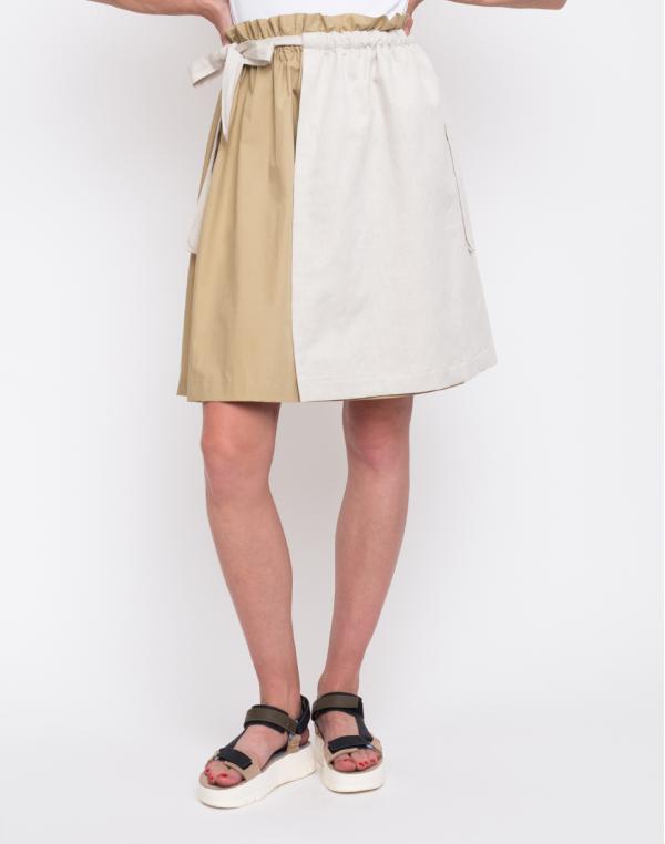 FL Two Layered Skirt Camel/ Sand S/M