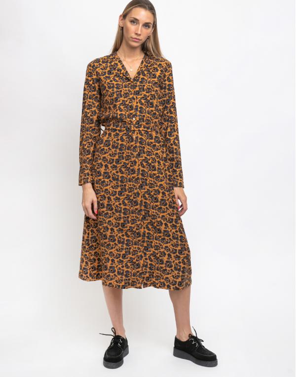 Armedangels Vellaamo Camou Flowers 1120 Caramel Butter M