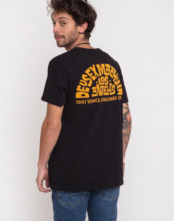 Deus Ex Machina Venice Address Tee Black S