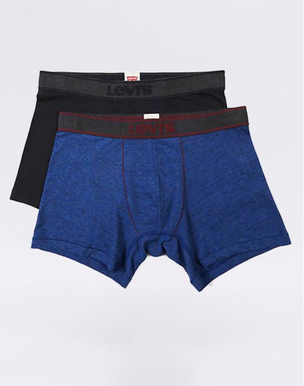 Levi's® Vintage Heather Boxer Brief 2P sodalite blue S