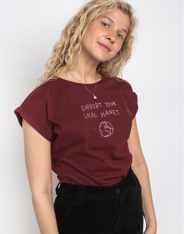 Dedicated Visby Local Planet Burgundy M