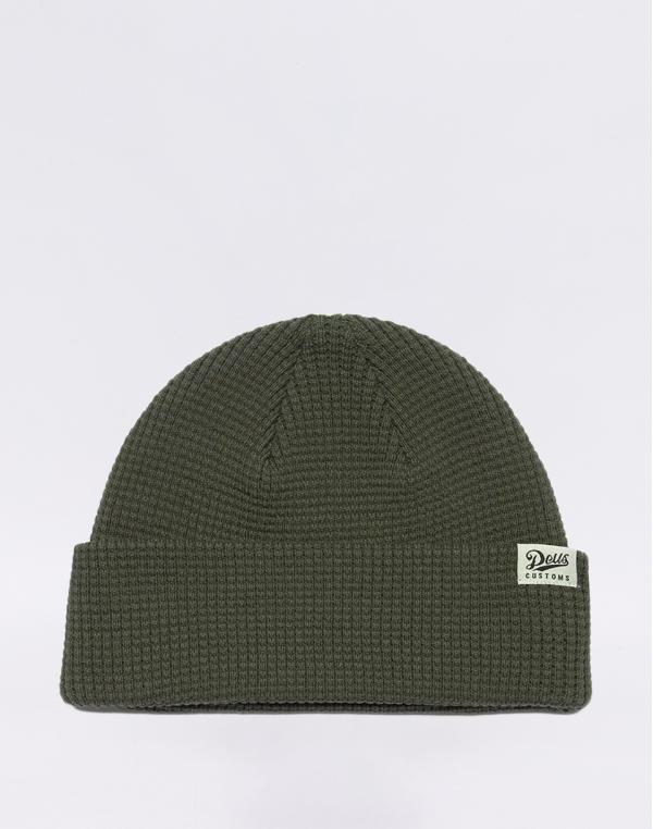 Deus Ex Machina Waffle Beanie FOREST GREEN