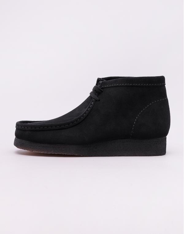 Clarks Originals Wallabee Boot Black Suede 43