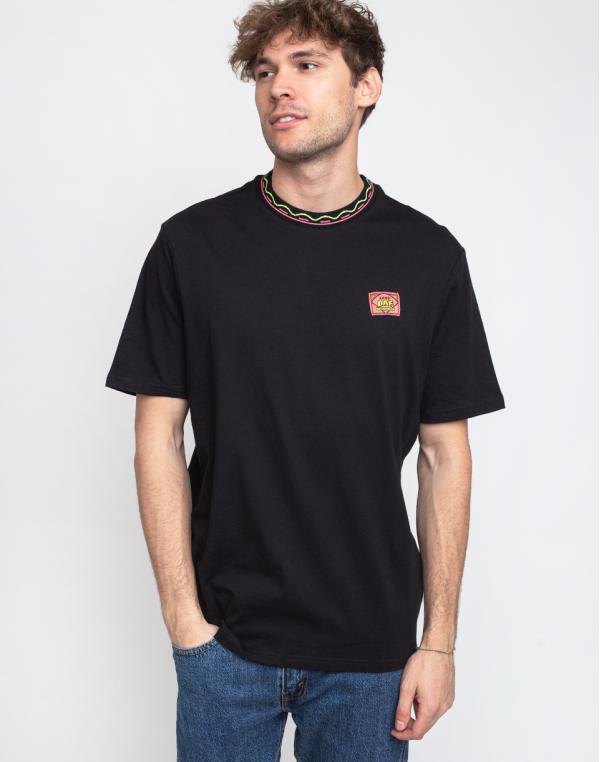 Lazy Oaf Wavy Neck Tee Black L