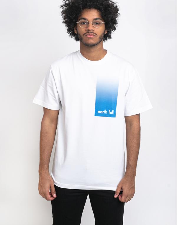 North Hill White Gradient Tee White S