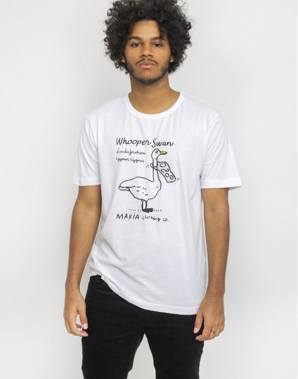Makia Whooper T-Shirt Recycled White M