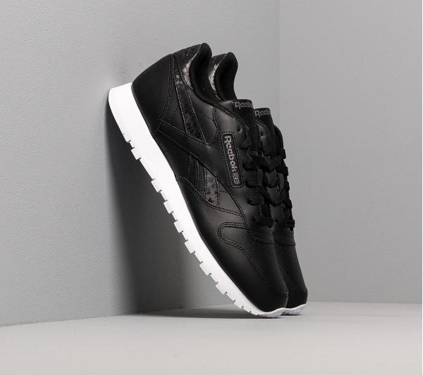 Reebok Classic Leather Black/ Black/ White