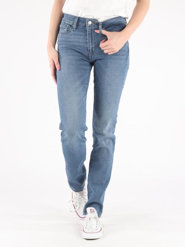 Džíny LEVI'S 712 Slim Indigo Rays T2 Modrá
