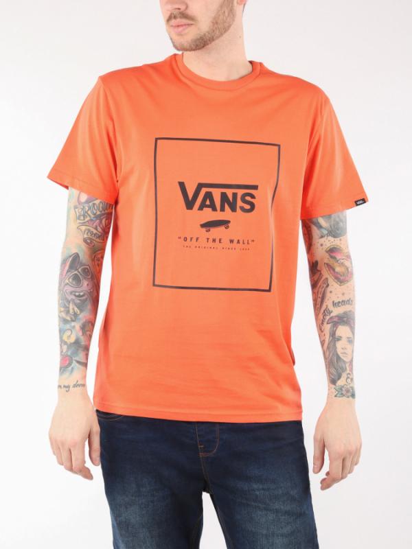 Tričko Vans Mn Print Box Emberglow Oranžová