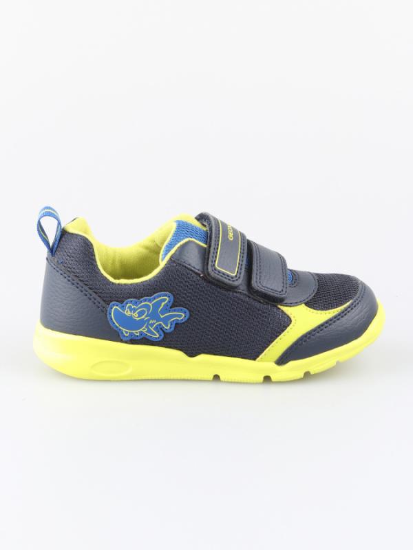 Boty Geox B Runner Boy Modrá