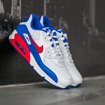 Nike Air Max 90 Mesh (GS) White/ University Red- Rcr Blue