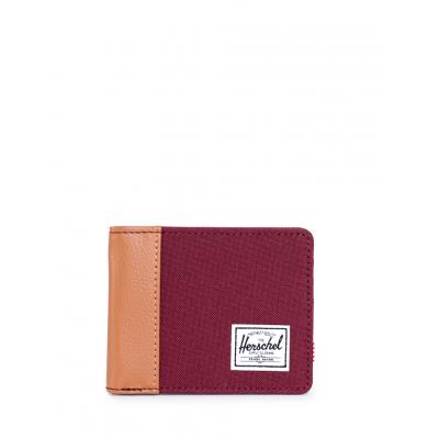 Peněženka Herschel Supply Edward Windsor Wine/Tan Pebbled Synthetic Leather