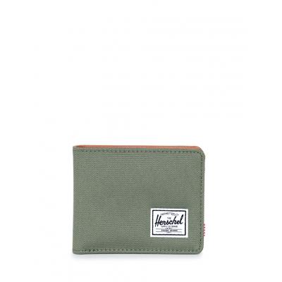 Peněženka Herschel Supply Hank Deep Litchen Green/Tan Pebbled Synthetic Leather